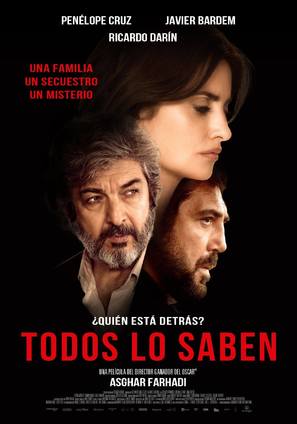 Todos lo saben - Argentinian Movie Poster (thumbnail)