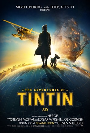 The Adventures of Tintin: The Secret of the Unicorn - Movie Poster (thumbnail)