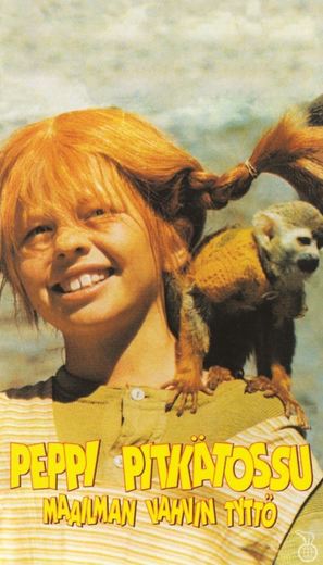 &quot;Pippi L&aring;ngstrump&quot; - Finnish VHS movie cover (thumbnail)