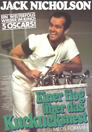 One Flew Over the Cuckoo&#039;s Nest - German Movie Poster (thumbnail)