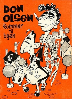 Don Olsen kommer til byen - Danish Movie Poster (thumbnail)