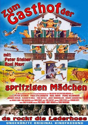 Zum Gasthof der spritzigen M&auml;dchen - German Movie Poster (thumbnail)