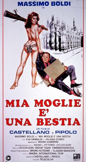 Mia moglie &egrave; una bestia - Italian Movie Poster (thumbnail)