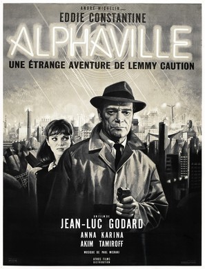 Alphaville, une &eacute;trange aventure de Lemmy Caution - French Movie Poster (thumbnail)