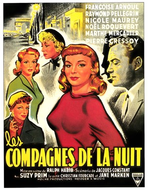 Les compagnes de la nuit - French Movie Poster (thumbnail)