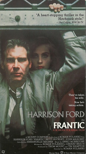 Frantic - VHS movie cover (thumbnail)