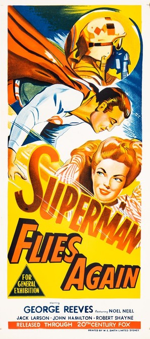 Superman Flies Again - Australian Movie Poster (thumbnail)