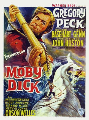 Moby Dick - Belgian Movie Poster (thumbnail)