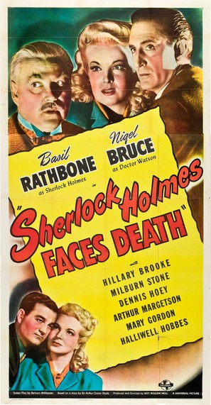 Sherlock Holmes Faces Death - Movie Poster (thumbnail)