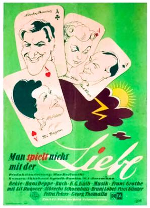 Man spielt nicht mit der Liebe - German Movie Poster (thumbnail)