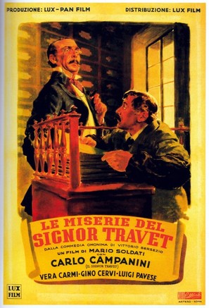 Le miserie del Signor Travet - Italian Movie Poster (thumbnail)