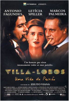 Villa-Lobos - Uma Vida de Paix&atilde;o - Brazilian poster (thumbnail)