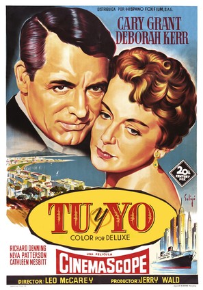 An Affair to Remember - Spanish Movie Poster (thumbnail)