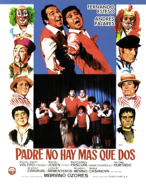 Padre no hay m&aacute;s que dos - Spanish Movie Poster (thumbnail)