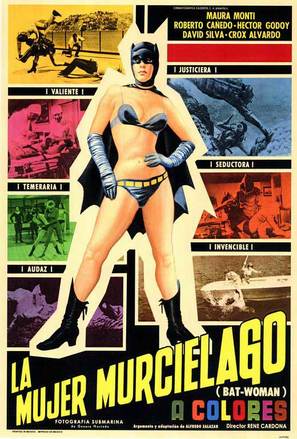 Mujer murci&eacute;lago, La - Mexican Movie Poster (thumbnail)
