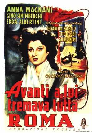 Avanti a lui tremava tutta Roma - Italian Movie Poster (thumbnail)