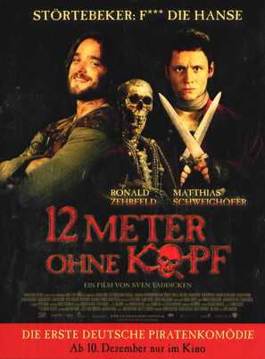 Zw&ouml;lf Meter ohne Kopf - German Movie Poster (thumbnail)