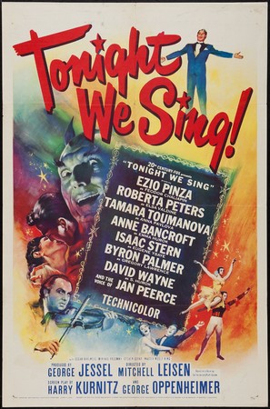 Tonight We Sing - Movie Poster (thumbnail)