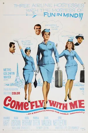 Come Fly With Me 1963 Movie Posters