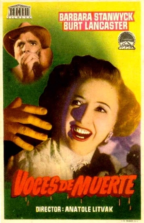Sorry, Wrong Number - Spanish Movie Poster (thumbnail)