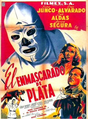 El enmascarado de plata - Mexican Movie Poster (thumbnail)