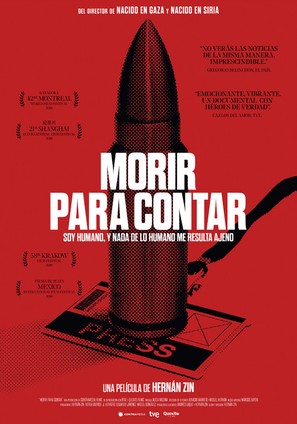 Morir para Contar - Spanish Movie Poster (thumbnail)