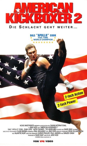 American Kickboxer 2 - German VHS movie cover (thumbnail)