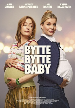 Bytte bytte baby - Danish Movie Poster (thumbnail)