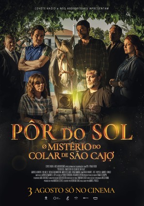 P&ocirc;r do Sol: O Mist&eacute;rio do Colar de S&atilde;o Caj&oacute; - Portuguese Movie Poster (thumbnail)