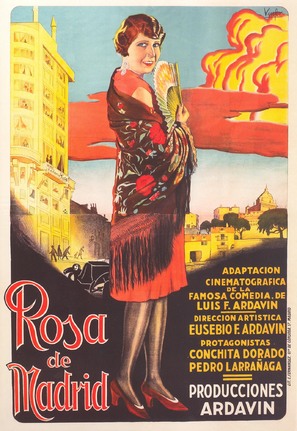 Rosa de Madrid - Spanish Movie Poster (thumbnail)