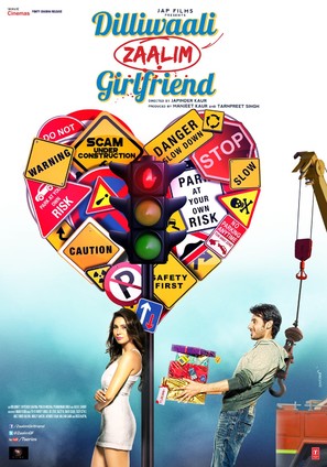 Dilliwaali Zaalim Girlfriend - Indian Movie Poster (thumbnail)