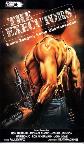 Death Machines - German VHS movie cover (thumbnail)