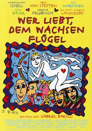 Wer liebt, dem wachsen Fl&uuml;gel... - German Movie Poster (thumbnail)