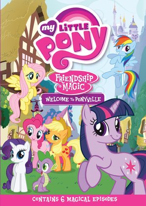 &quot;My Little Pony: Friendship Is Magic&quot; - British DVD movie cover (thumbnail)