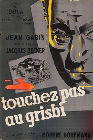 Touchez pas au grisbi - French Movie Poster (thumbnail)