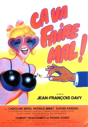 &Ccedil;a va faire mal - French Movie Poster (thumbnail)