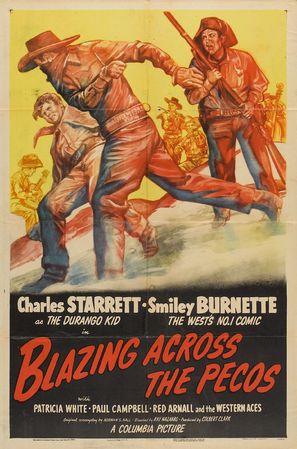 Blazing Across the Pecos - Movie Poster (thumbnail)