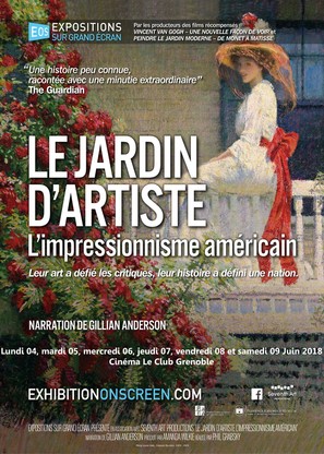 The Artist&#039;s Garden: American Impressionism - French Movie Poster (thumbnail)