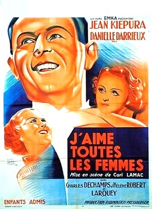 J&#039;aime toutes les femmes - French Movie Poster (thumbnail)