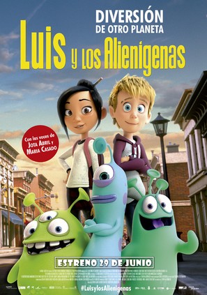 Luis &amp; the Aliens - Spanish Movie Poster (thumbnail)