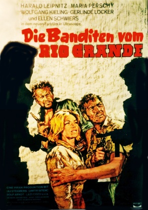 Die Banditen vom Rio Grande - German Movie Poster (thumbnail)