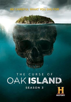 &quot;The Curse of Oak Island&quot; - DVD movie cover (thumbnail)