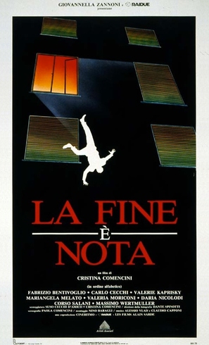 La fine &egrave; nota - Italian Movie Poster (thumbnail)