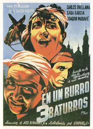 En un burro tres baturros Poster