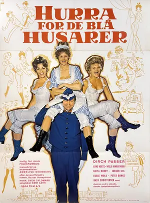 Hurra for de blå husarer Poster