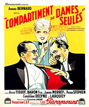 Compartiment de dames seules - French Movie Poster (thumbnail)