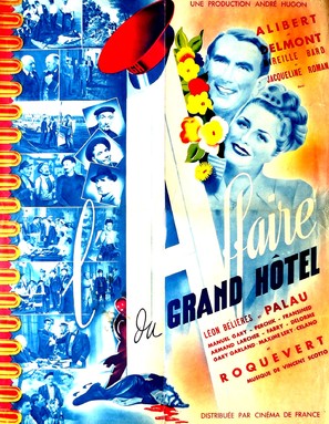 L&#039;affaire du Grand H&ocirc;tel - French Movie Poster (thumbnail)