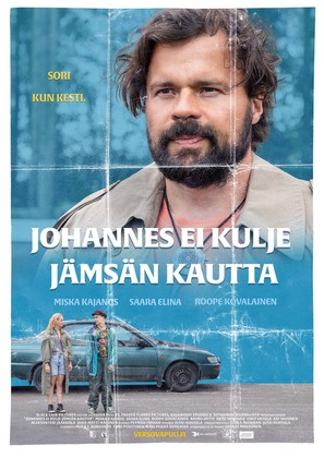 Johannes ei kulje J&auml;ms&auml;n kautta - Finnish Movie Poster (thumbnail)