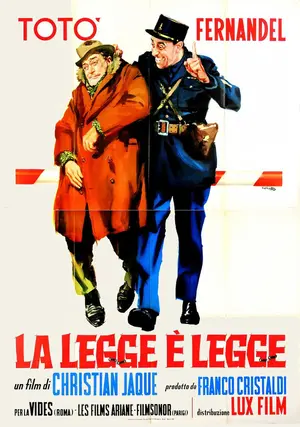 La legge è legge Poster