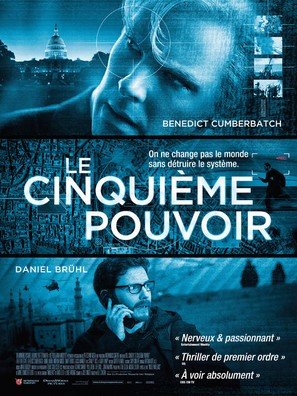 The Fifth Estate - French Movie Poster (thumbnail)